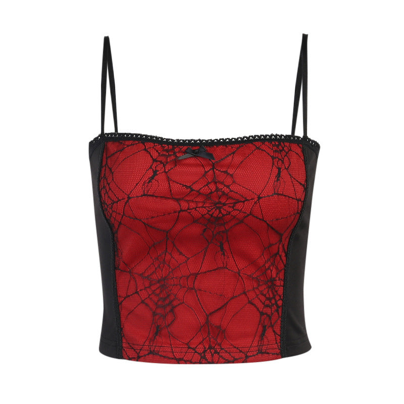 Spider web Tank Top