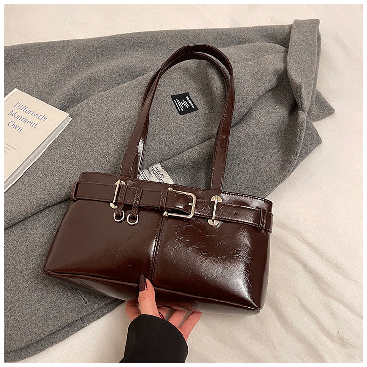 Texture Underarm Shoulder Purse