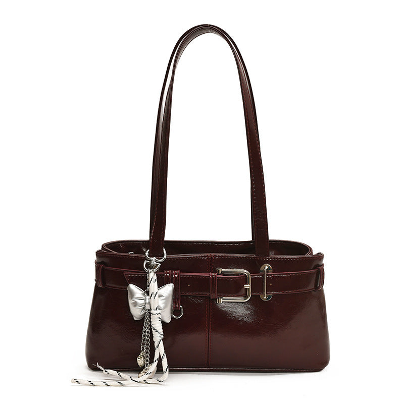 Texture Underarm Shoulder Purse