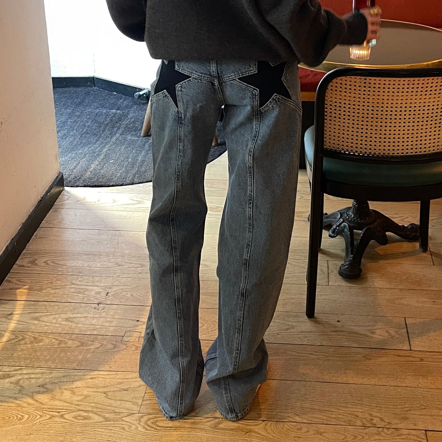 Casual Patchwork Jeans