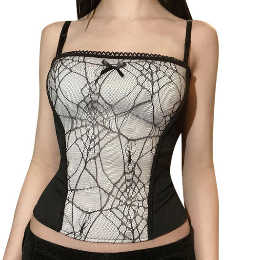 Spider web Tank Top