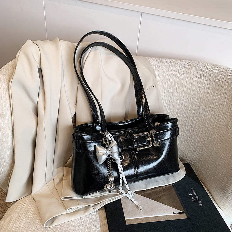 Texture Underarm Shoulder Purse