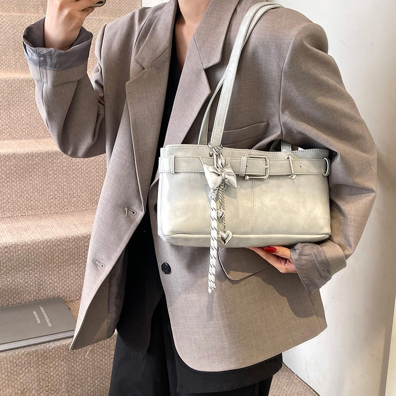 Texture Underarm Shoulder Purse