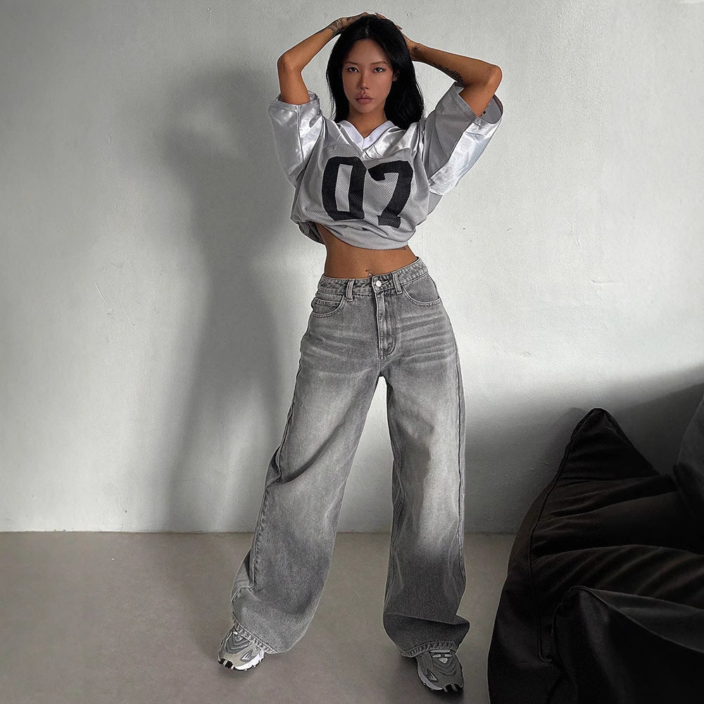 Loose Long High Waisted Pants