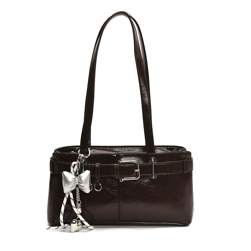 Texture Underarm Shoulder Purse