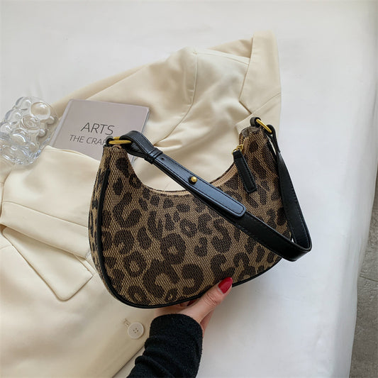 Women Leopard Print Small Purse Fashion Texture