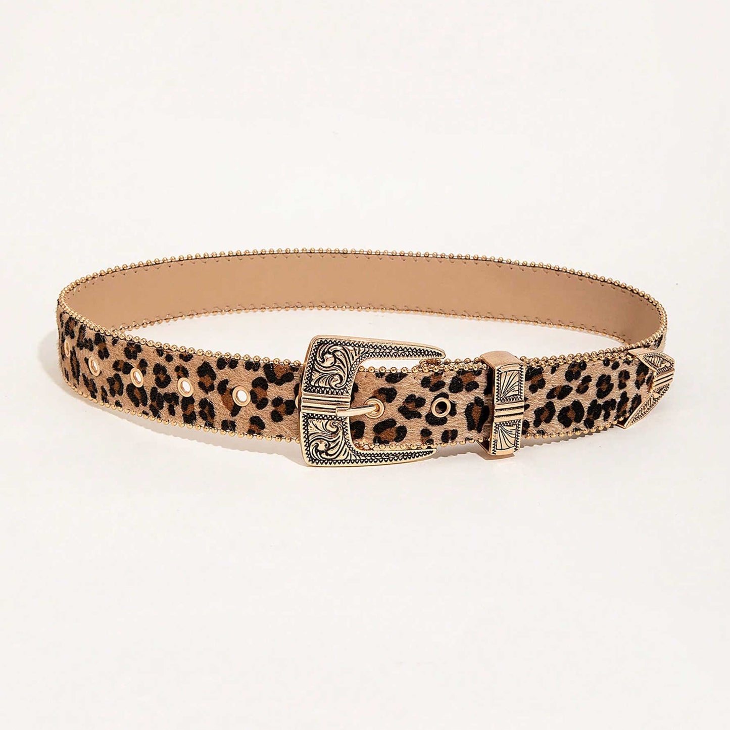 Leopard Print Belt