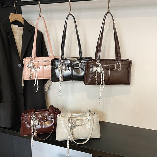 Texture Underarm Shoulder Purse