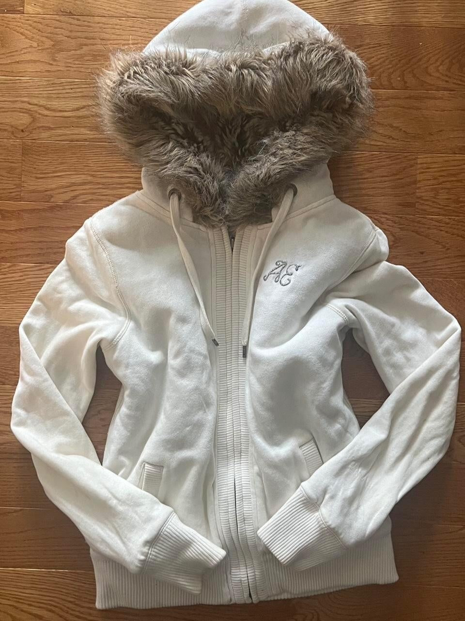 American Retro Girl Hooded Women's Zipper Casual Waist-tight Sweater