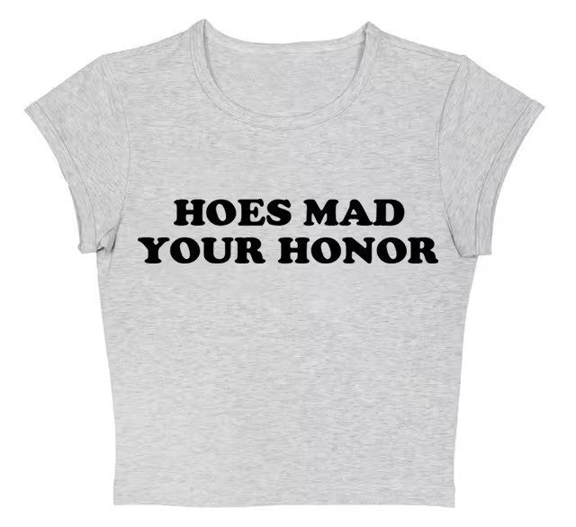 Casual Letter Printed T-shirt Top Round Neck