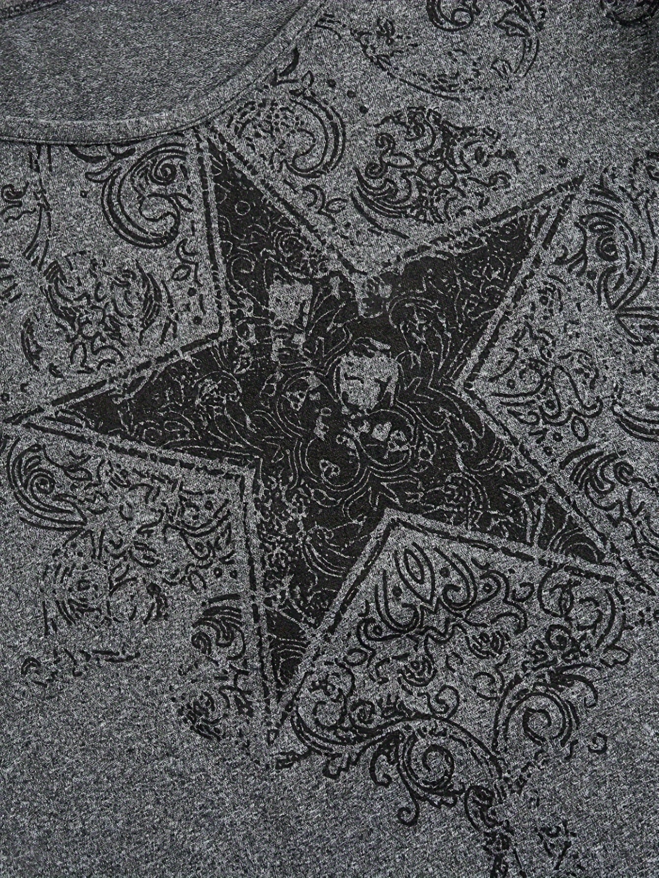 Star Print Off-shoulder Top 2 Packs, Y2K Short Sleeve Slim Top For Spring & Summer, Women's Clothing