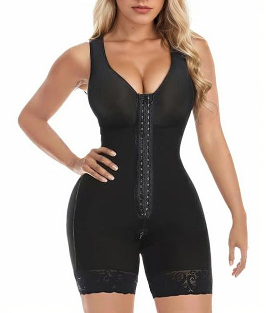 Fajas Colombiana Shapewear For Women Tummy Control Full Body Shaper Butt Lifter With Zipper Crotch
