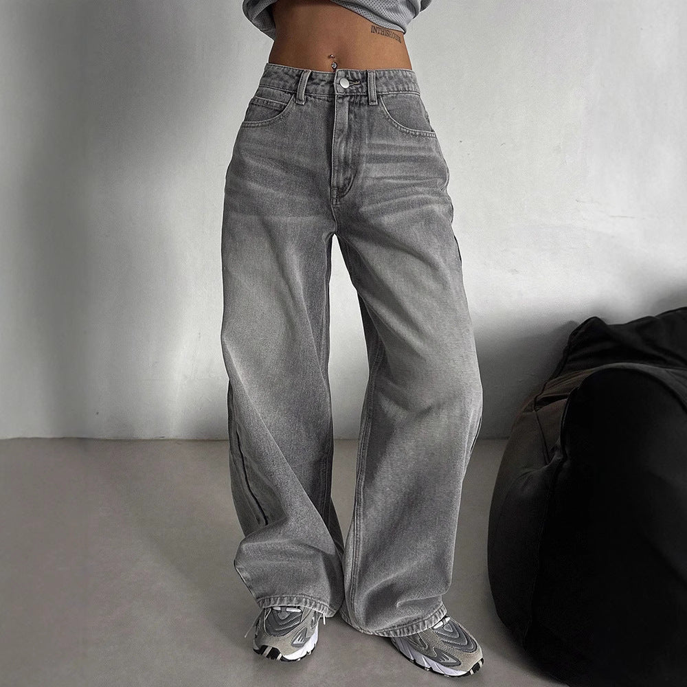 Loose Long High Waisted Pants