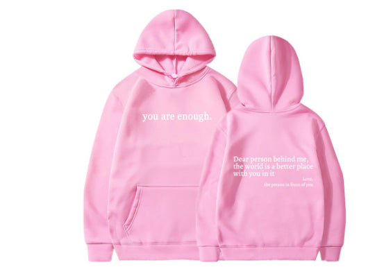 Dear Person Behind Me, Printed Unisex Hoodie