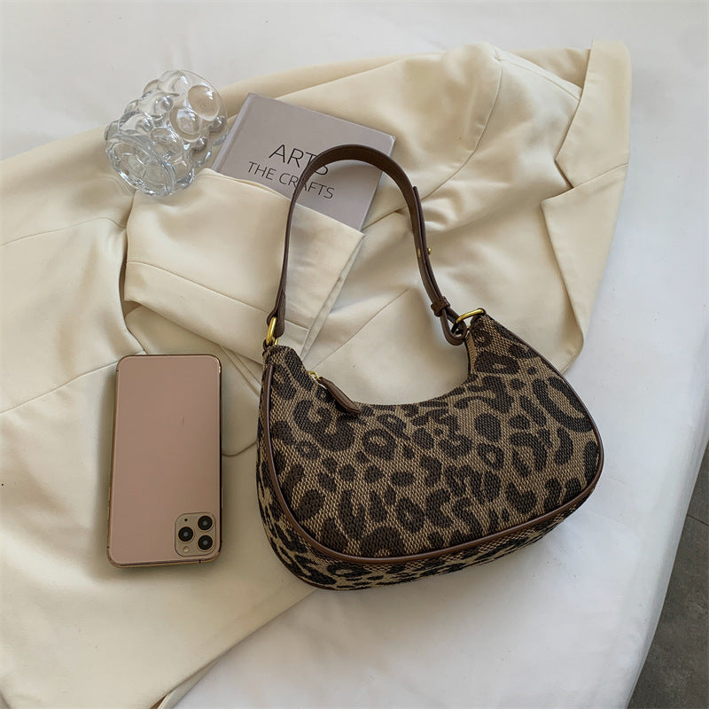 Women Leopard Print Small Purse Fashion Texture