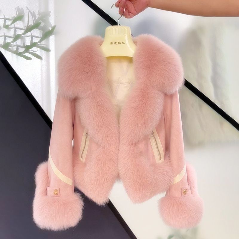 Women's Autumn And Winter Cotton Thick Fashion Fur Coat