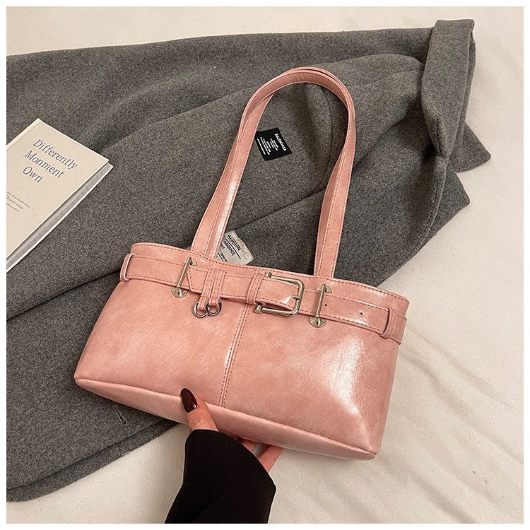 Texture Underarm Shoulder Purse