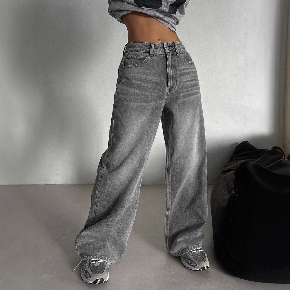 Loose Long High Waisted Pants
